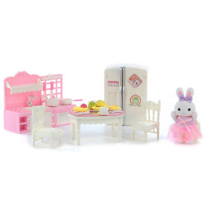 Кукла Зайчик с набором мебели Гостиная Veld Co 113305 1